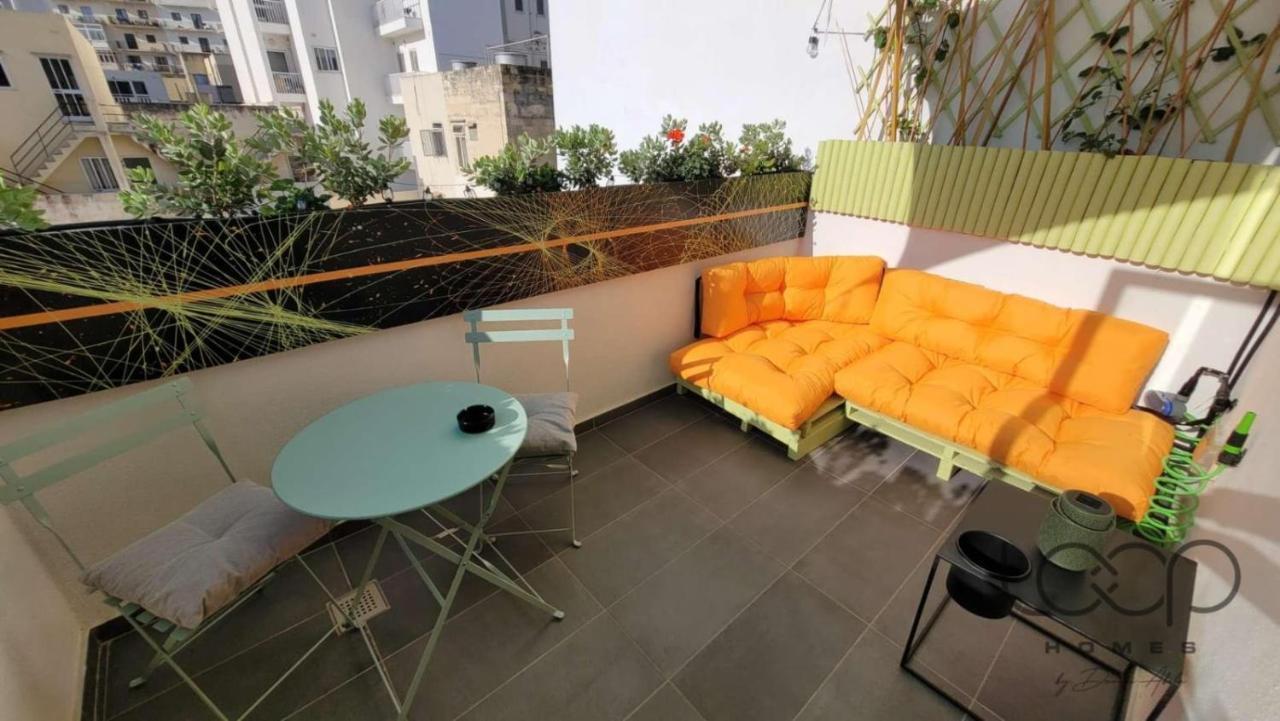 Modern - 50 M From Sea - Free Wi-Fi - Super Cool - Terrace - Fully Air-Conditioned St. Paul's Bay Dış mekan fotoğraf