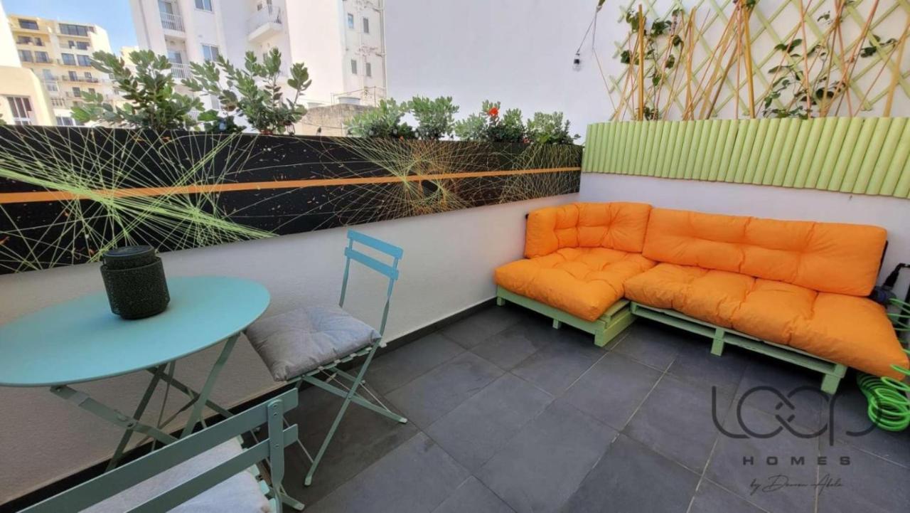 Modern - 50 M From Sea - Free Wi-Fi - Super Cool - Terrace - Fully Air-Conditioned St. Paul's Bay Dış mekan fotoğraf