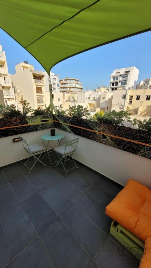 Modern - 50 M From Sea - Free Wi-Fi - Super Cool - Terrace - Fully Air-Conditioned St. Paul's Bay Dış mekan fotoğraf