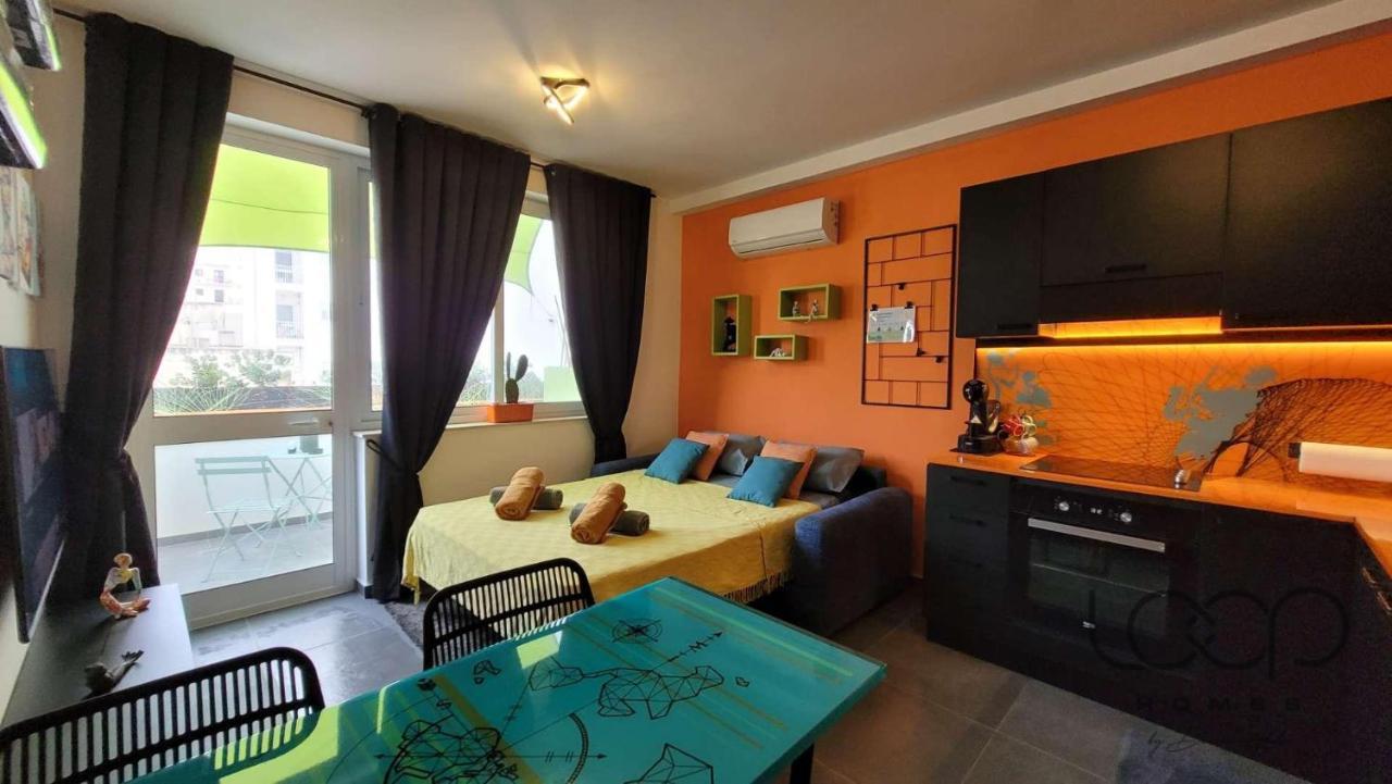 Modern - 50 M From Sea - Free Wi-Fi - Super Cool - Terrace - Fully Air-Conditioned St. Paul's Bay Dış mekan fotoğraf